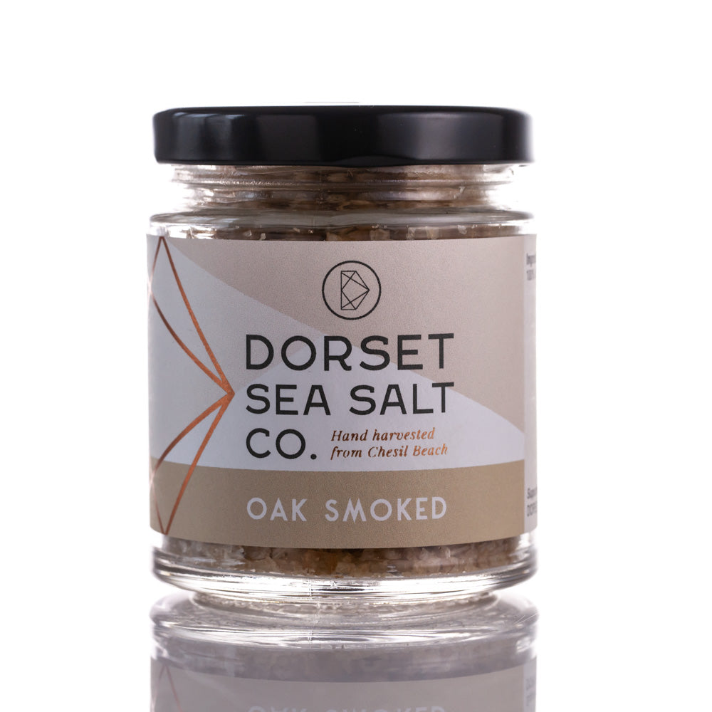 Oak Smoked Dorset Sea Salt 100g at £5.99 only from Dorset Sea Salt Co.