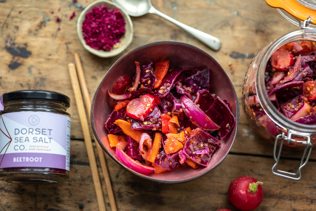 beetroot salt kimchi 