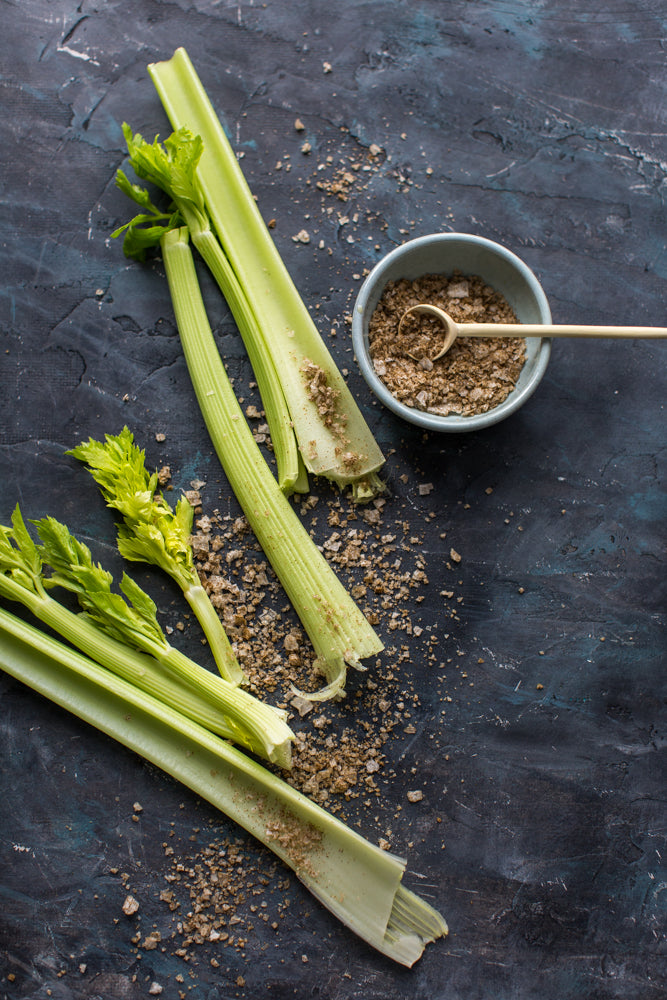Celery infused Dorset Sea Salt 100g at £5.99 only from Dorset Sea Salt Co.